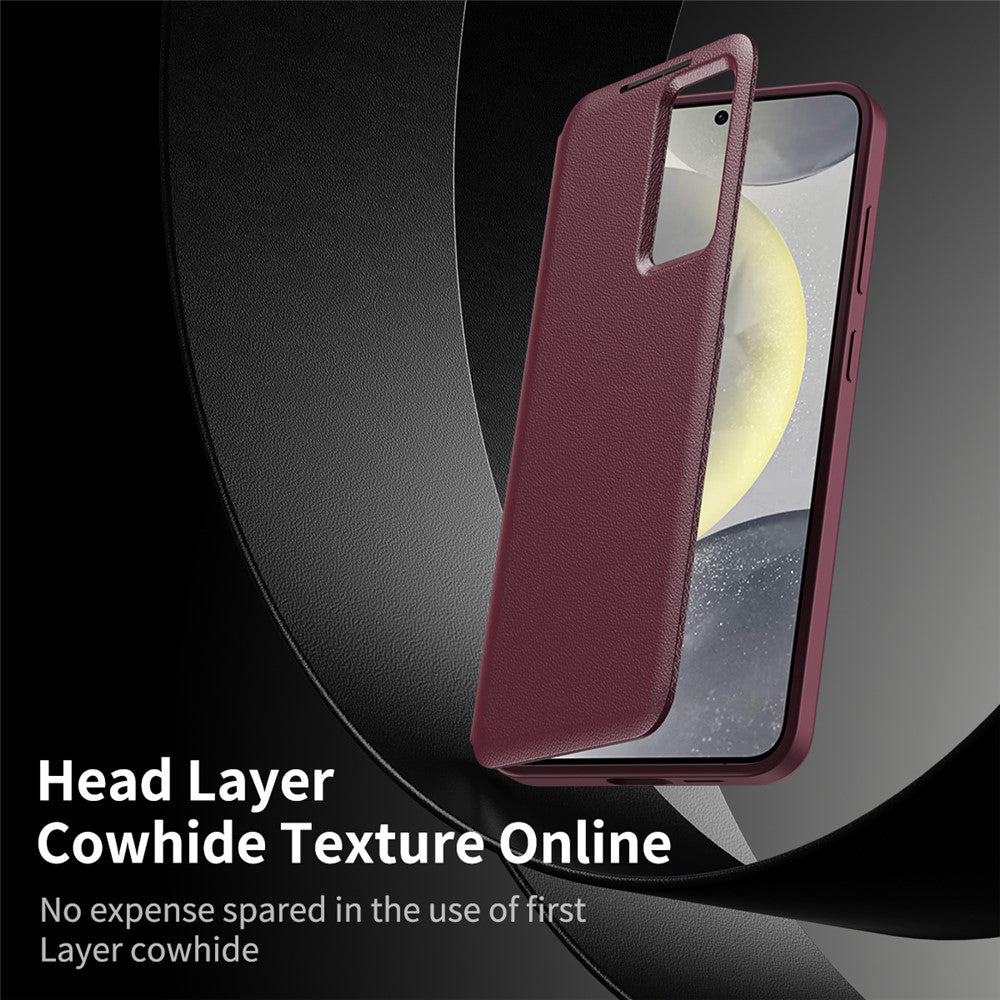 Case for Samsung Galaxy S26, Techsuit, SmartView, Red