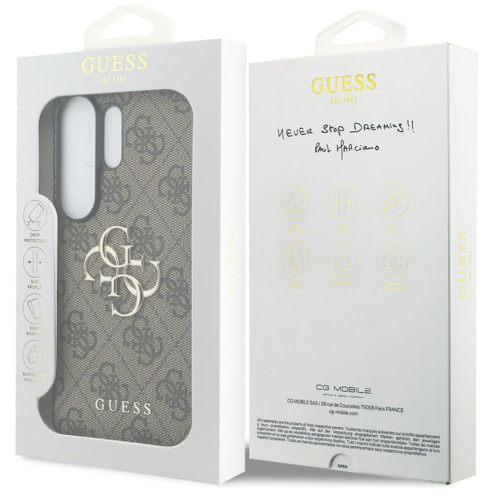 Hoes voor Samsung Galaxy S26 Ultra S948, Guess, 4G Big Logo, Bruin