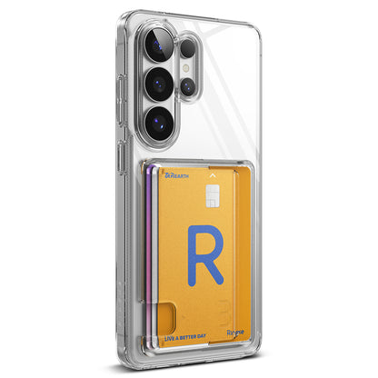 Hoesje voor Samsung Galaxy S26 Ultra, Ringke, Fusion Card, Transparant