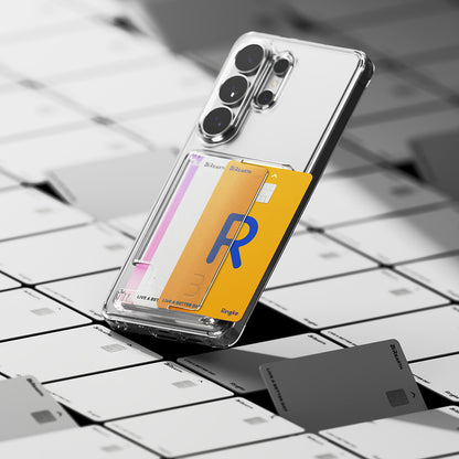 Hoesje voor Samsung Galaxy S26 Ultra, Ringke, Fusion Card, Transparant