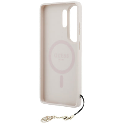 Hoes voor Samsung Galaxy S26 Ultra S948, Guess, 4G Classic Logo Charm, Roze