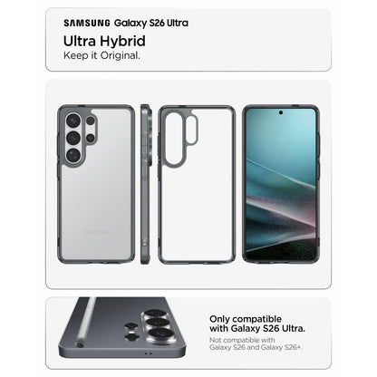 Hoesje voor Samsung Galaxy S26 Ultra S948, Spigen, Ultra Hybrid, Rookkleurig