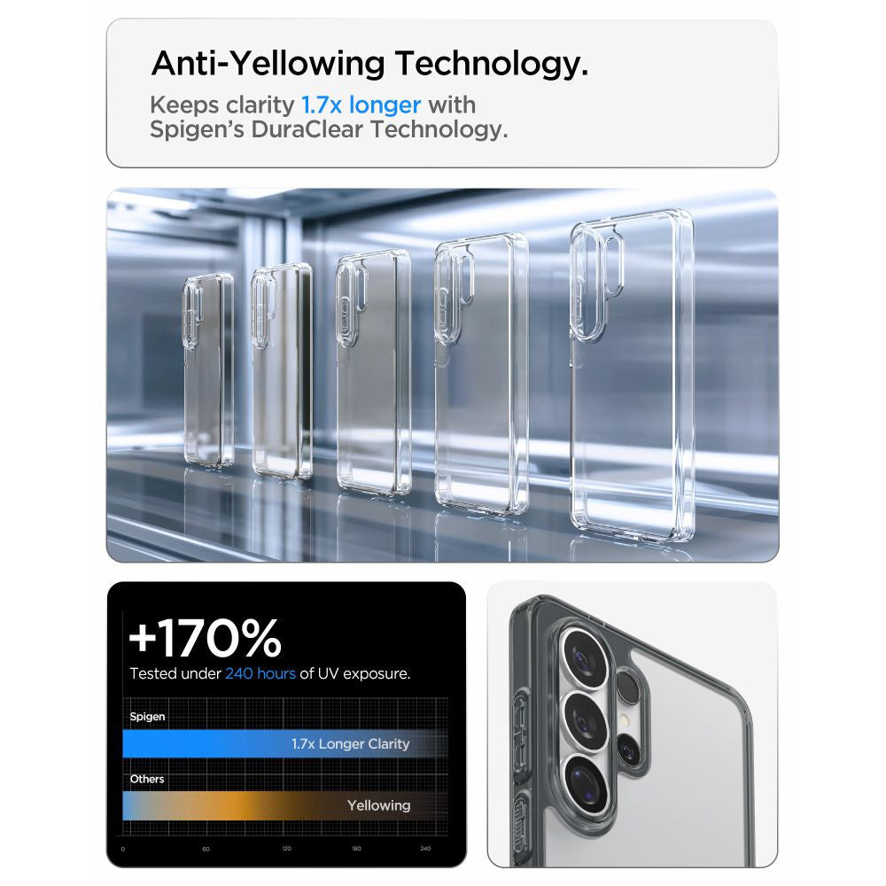 Hoesje voor Samsung Galaxy S26 Ultra S948, Spigen, Ultra Hybrid, Rookkleurig