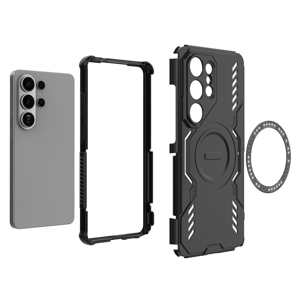 MagSafe hoes voor Samsung Galaxy S26 Ultra, Techsuit, ArmorMag, Blauw