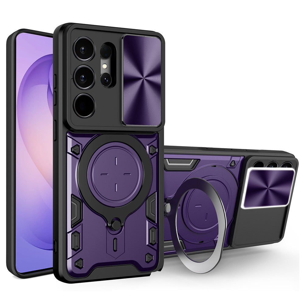 Hoes voor Samsung Galaxy S26 Ultra, Techsuit, CamGuard Pro, Paars