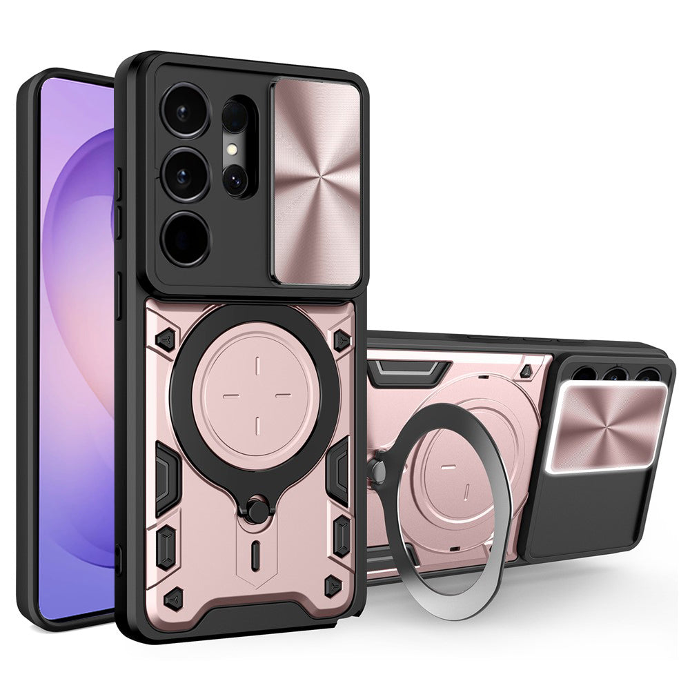 Hoes voor Samsung Galaxy S26 Ultra, Techsuit, CamGuard Pro, Goudroze