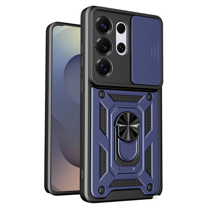 Hoes voor Samsung Galaxy S26 Ultra, Techsuit, CamShield, Blauw