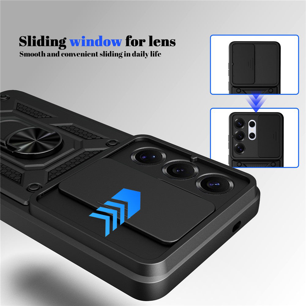 Hoes voor Samsung Galaxy S26 Ultra, Techsuit, CamShield, Blauw