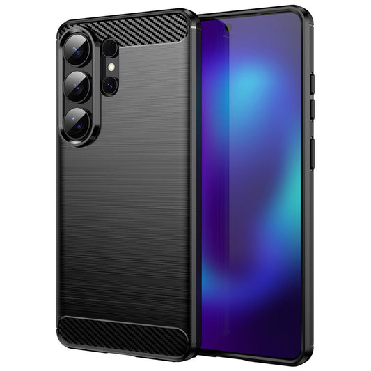 Hoes voor Samsung Galaxy S26 Ultra, Techsuit, Carbon, Zwart