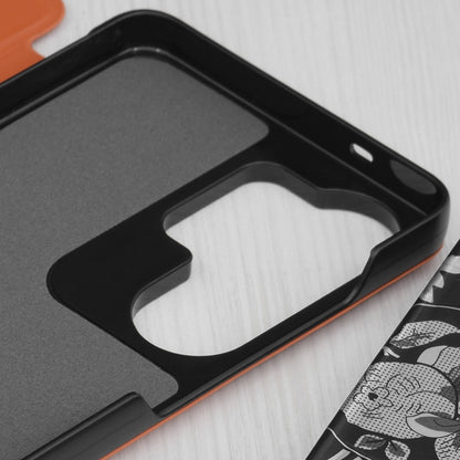 Hoes voor Samsung Galaxy S26 Ultra S948, Techsuit, eFold, Oranje