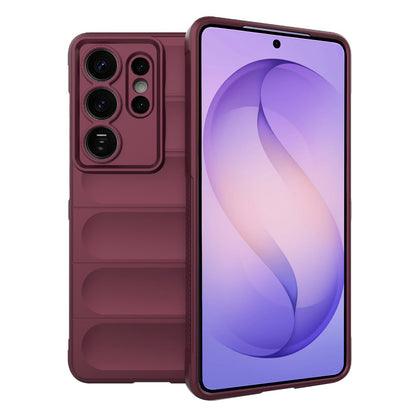 Hoes voor Samsung Galaxy S26 Ultra, Techsuit, Magic Shield, Kersenrood