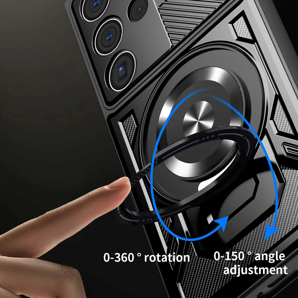 Case for Samsung Galaxy S26 Ultra, Techsuit, RuggedCam, Purple