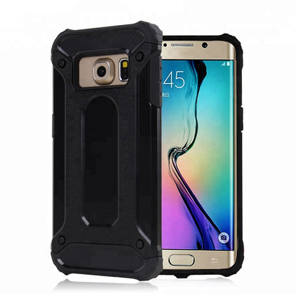 Hoes voor Samsung Galaxy S6 G920, Techsuit, Hybrid Armor, Zwart