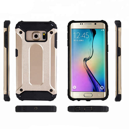 Hoes voor Samsung Galaxy S6 G920, Techsuit, Hybrid Armor, Zwart