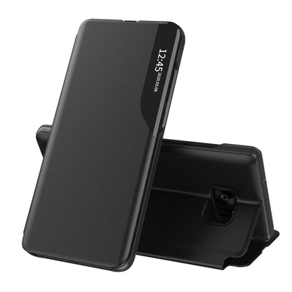 Hoes voor Samsung Galaxy S7 edge G935, Techsuit, eFold, Zwart
