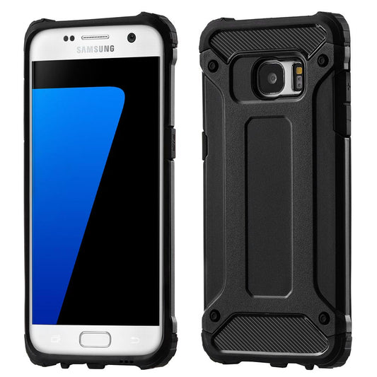 Hoes voor Samsung Galaxy S7 G930, Techsuit, Hybrid Armor, Zwart