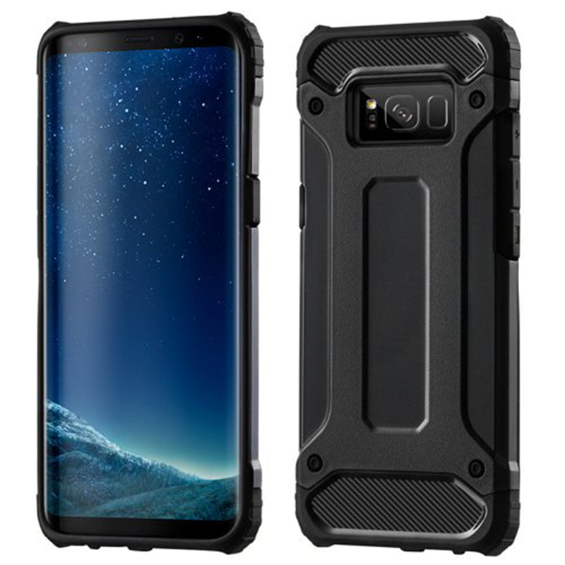 Hoes voor Samsung Galaxy S8 G950, Techsuit, Hybrid Armor, Zwart