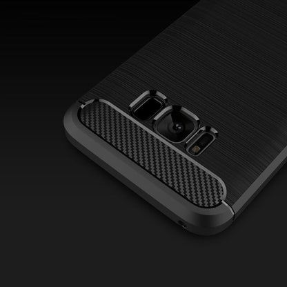 Hoes voor Samsung Galaxy S8+ G955, Techsuit, Carbon, Zwart