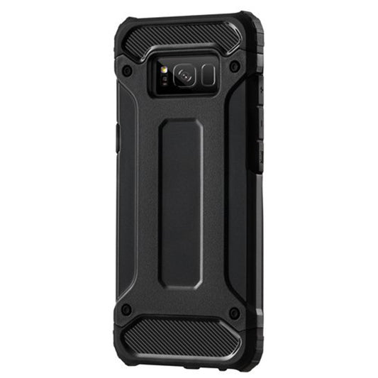 Hoes voor Samsung Galaxy S8+ G955, Techsuit, Hybrid Armor, Zwart
