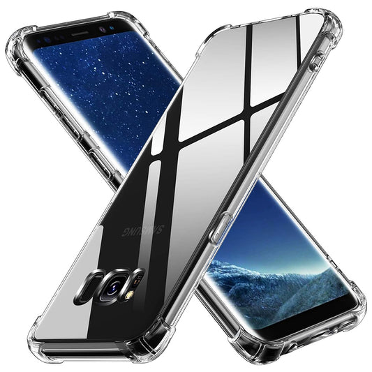 Hoes voor Samsung Galaxy S8+ G955, Techsuit, Schokbestendig Transparant, Helder