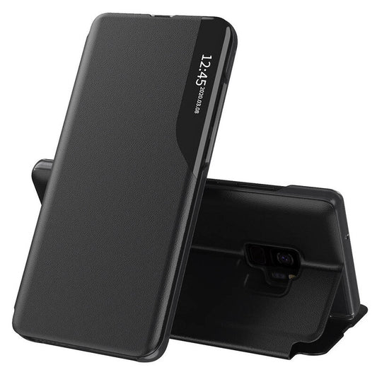 Hoes voor Samsung Galaxy S9 G960, Techsuit, eFold, Zwart