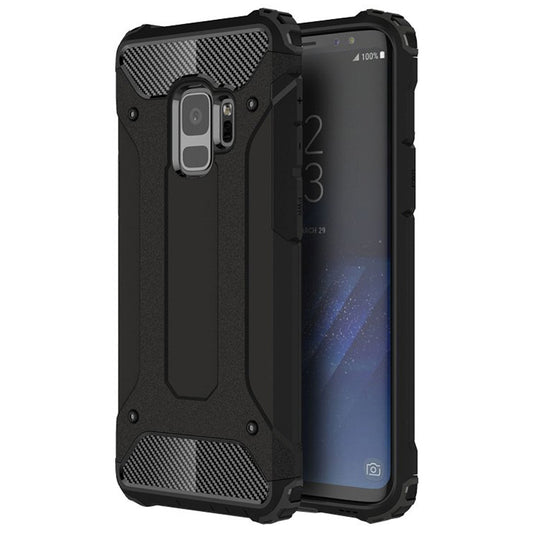 Hoes voor Samsung Galaxy S9 G960, Techsuit, Hybrid Armor, Zwart