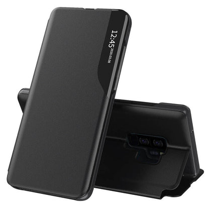 Hoes voor Samsung Galaxy S9+ G965, Techsuit, eFold, Zwart