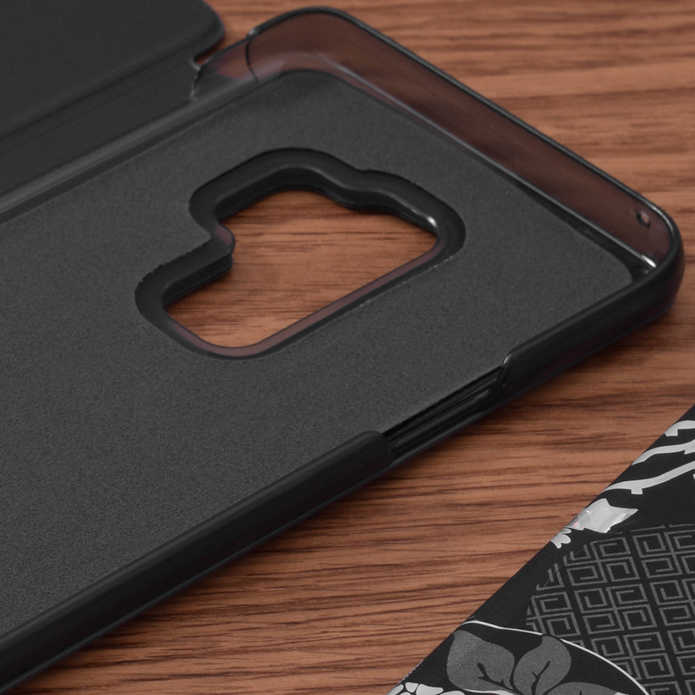 Hoes voor Samsung Galaxy S9+ G965, Techsuit, eFold, Zwart