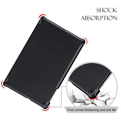 Hoes voor Samsung Galaxy Tab A 10.1 (2019), Techsuit, FoldPro, Zwart