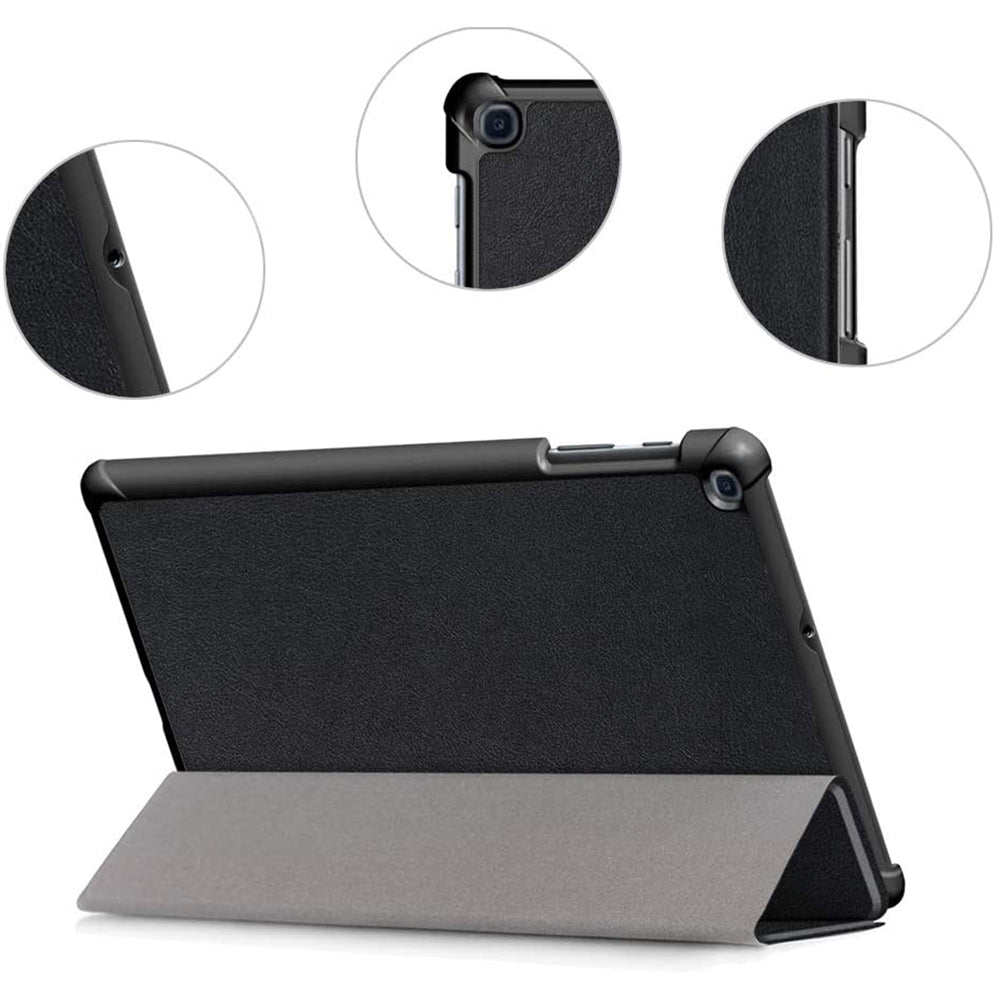 Hoes voor Samsung Galaxy Tab A 10.1 (2019), Techsuit, FoldPro, Zwart