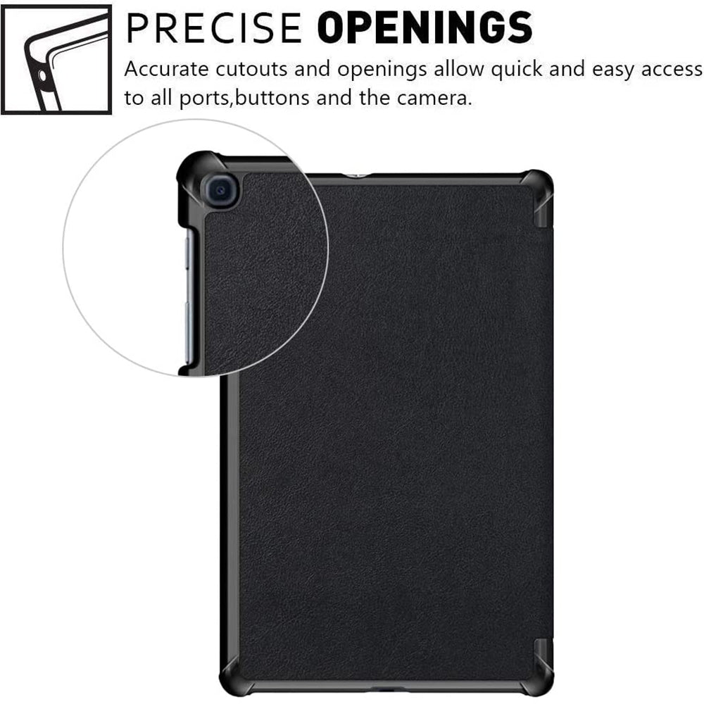 Hoes voor Samsung Galaxy Tab A 10.1 (2019), Techsuit, FoldPro, Zwart