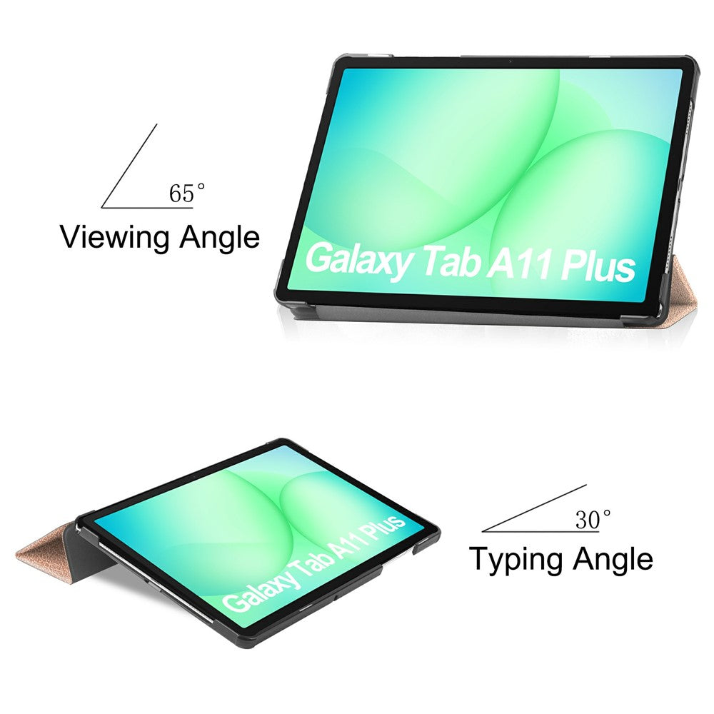 Hoes voor Samsung Galaxy Tab A11+ / Tab A9+, Techsuit, FoldPro, Roze