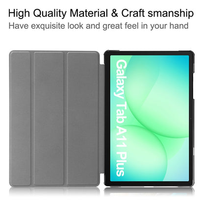 Hoes voor Samsung Galaxy Tab A11+ / Tab A9+, Techsuit, FoldPro, Roze