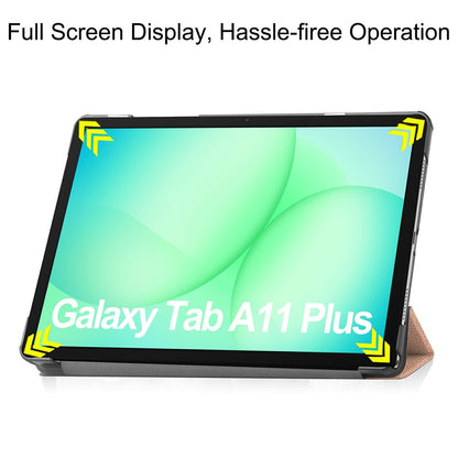 Hoes voor Samsung Galaxy Tab A11+ / Tab A9+, Techsuit, FoldPro, Roze
