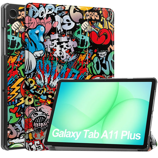 Hoes voor Samsung Galaxy Tab A11+ / Tab A9+, Techsuit, FoldPro Urban Vibe, Multicolor