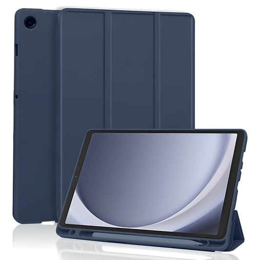 Hoes voor Samsung Galaxy Tab A11 / Tab A9, Techsuit, Flex Trifold, Blauw