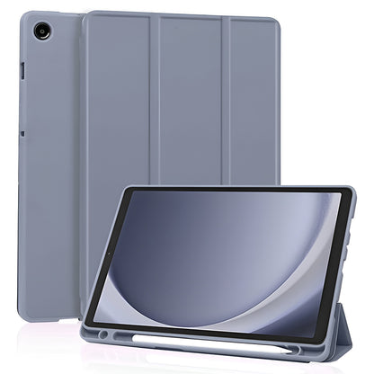 Hoes voor Samsung Galaxy Tab A11 / Tab A9, Techsuit, Flex Trifold Nieuw Model, Paars