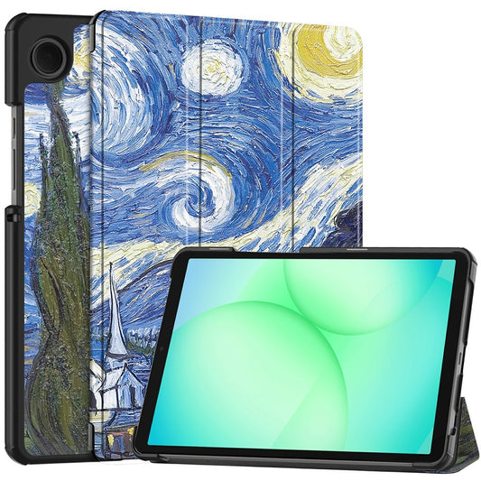 Hoes voor Samsung Galaxy Tab A11 / Tab A9, Techsuit, FoldPro Starry Night Nieuw Model, Multicolor