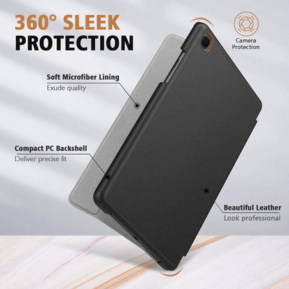 Hoes voor Samsung Galaxy Tab A7 Lite, Techsuit, FoldPro, Zwart