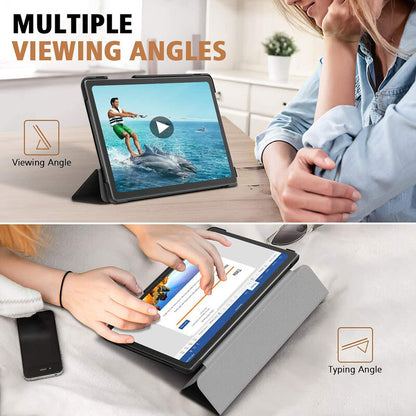 Hoes voor Samsung Galaxy Tab A7 Lite, Techsuit, FoldPro, Zwart