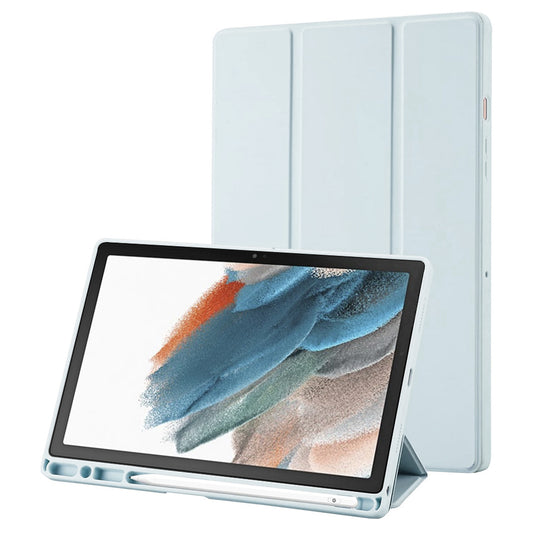 Hoes voor Samsung Galaxy Tab A8 10.5 (2021), Techsuit, Flex Trifold, Blauw