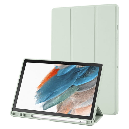 Hoes voor Samsung Galaxy Tab A8 10.5 (2021), Techsuit, Flex Trifold, Matcha Groen