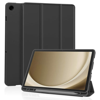 Hoes voor Samsung Galaxy Tab A9+, Techsuit, Flex Trifold, Zwart
