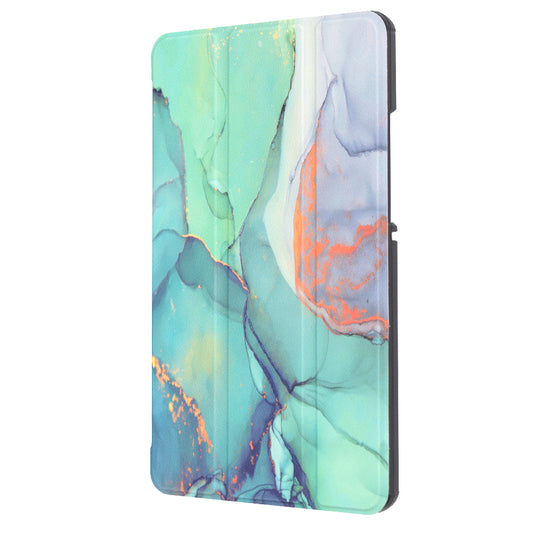 Hoes voor Samsung Galaxy Tab A11 / Tab A9, Techsuit, FoldPro Green Time, Multicolor