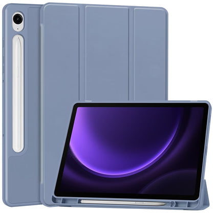 Hoes voor Samsung Galaxy Tab S10 FE+, Techsuit, Flex Trifold, Paars