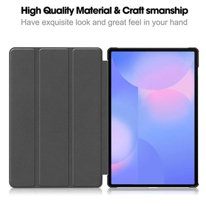 Hoes voor Samsung Galaxy Tab S10 FE+, Techsuit, FoldPro, Rood