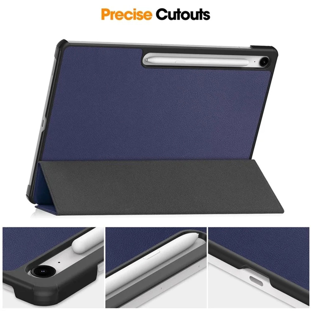 Hoes voor Samsung Galaxy Tab S10 FE+, Techsuit, FoldPro, Rood