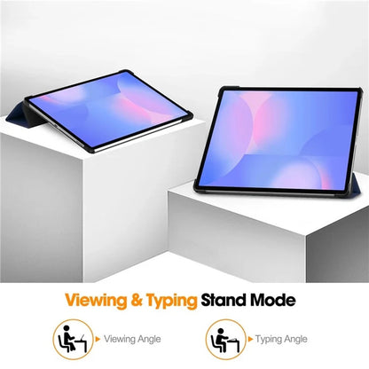 Hoes voor Samsung Galaxy Tab S10 FE+, Techsuit, FoldPro, Rood