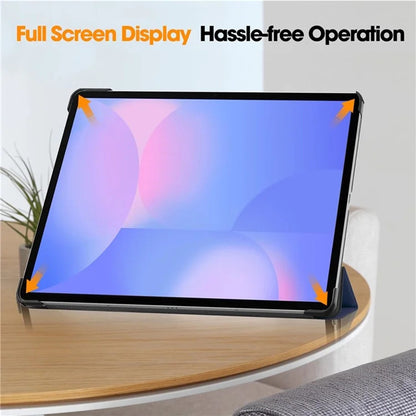 Hoes voor Samsung Galaxy Tab S10 FE+, Techsuit, FoldPro, Rood