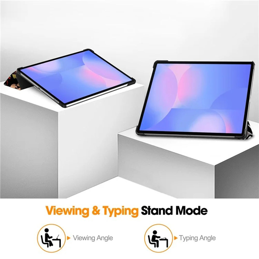 Hoes voor Samsung Galaxy Tab S10 FE+, Techsuit, FoldPro Urban Vibe, Multicolor